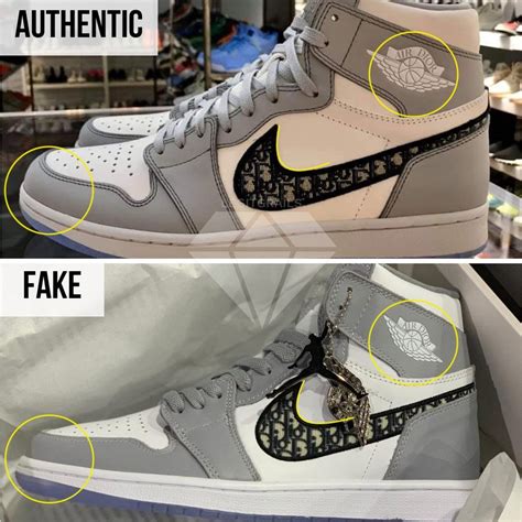 how to tell if jordan 1 dior are fake|dior 1 high counterfeit.